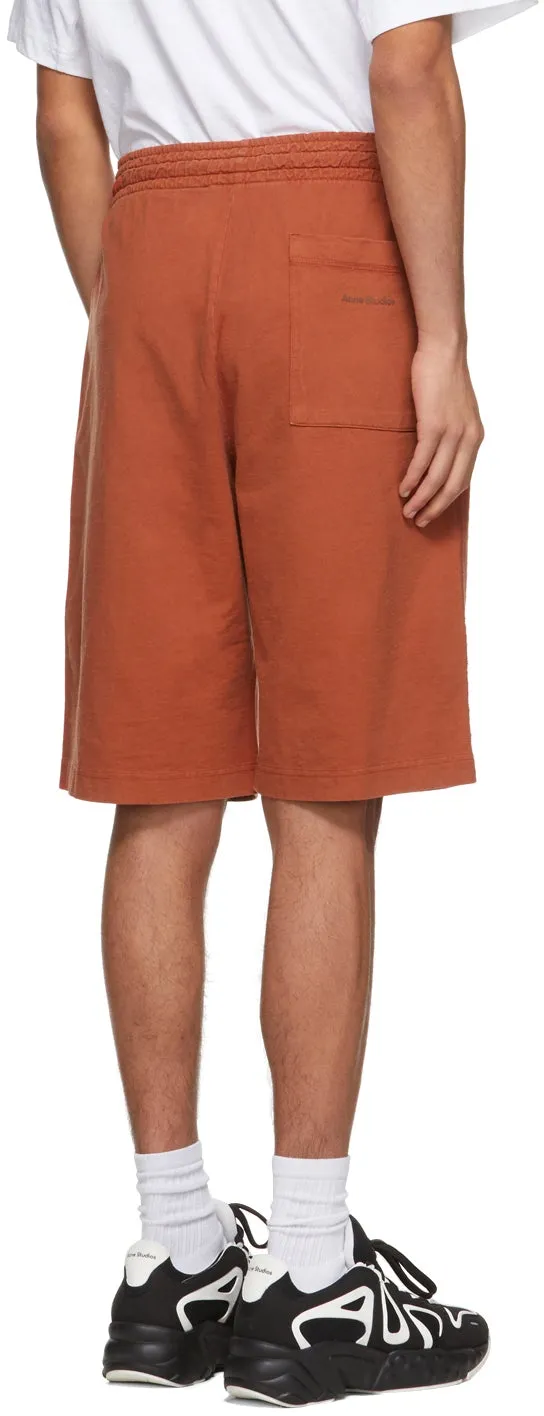 Acne Studios Orange Relaxed Shorts