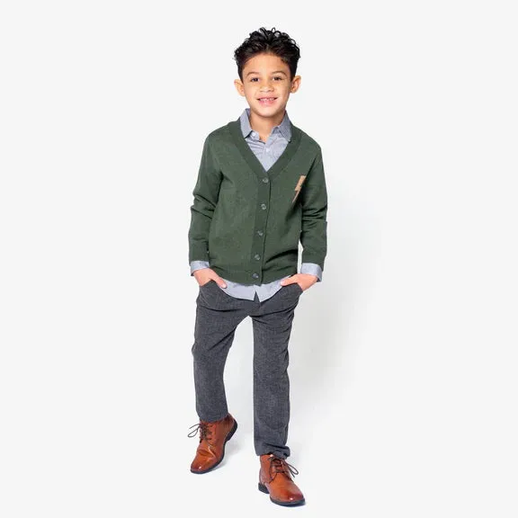 Appaman Everyday Stretch Pant  E8ESP  Charcoal Herringbone *