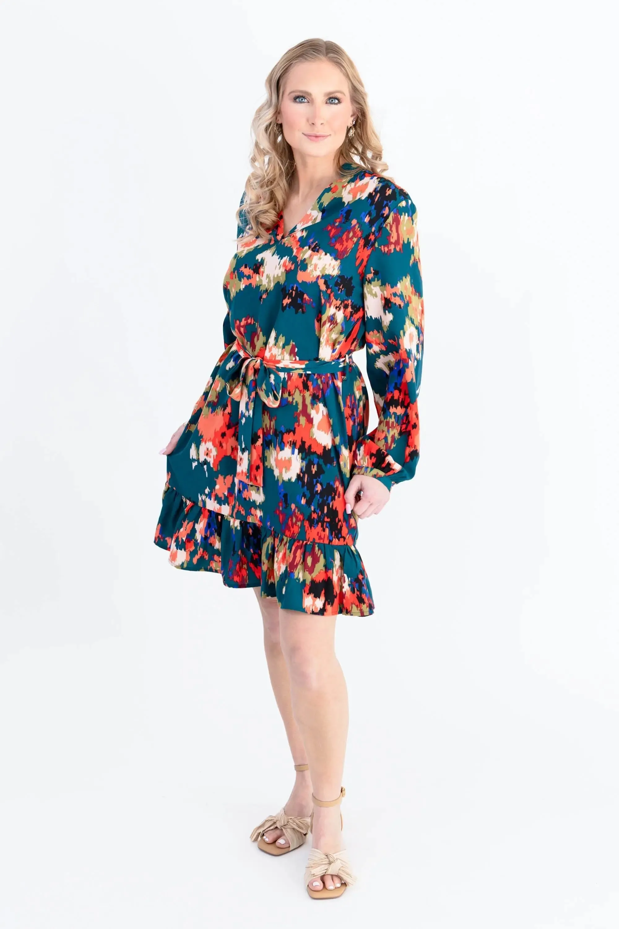 As Long As You Love Me Ruffled High Waist Dress