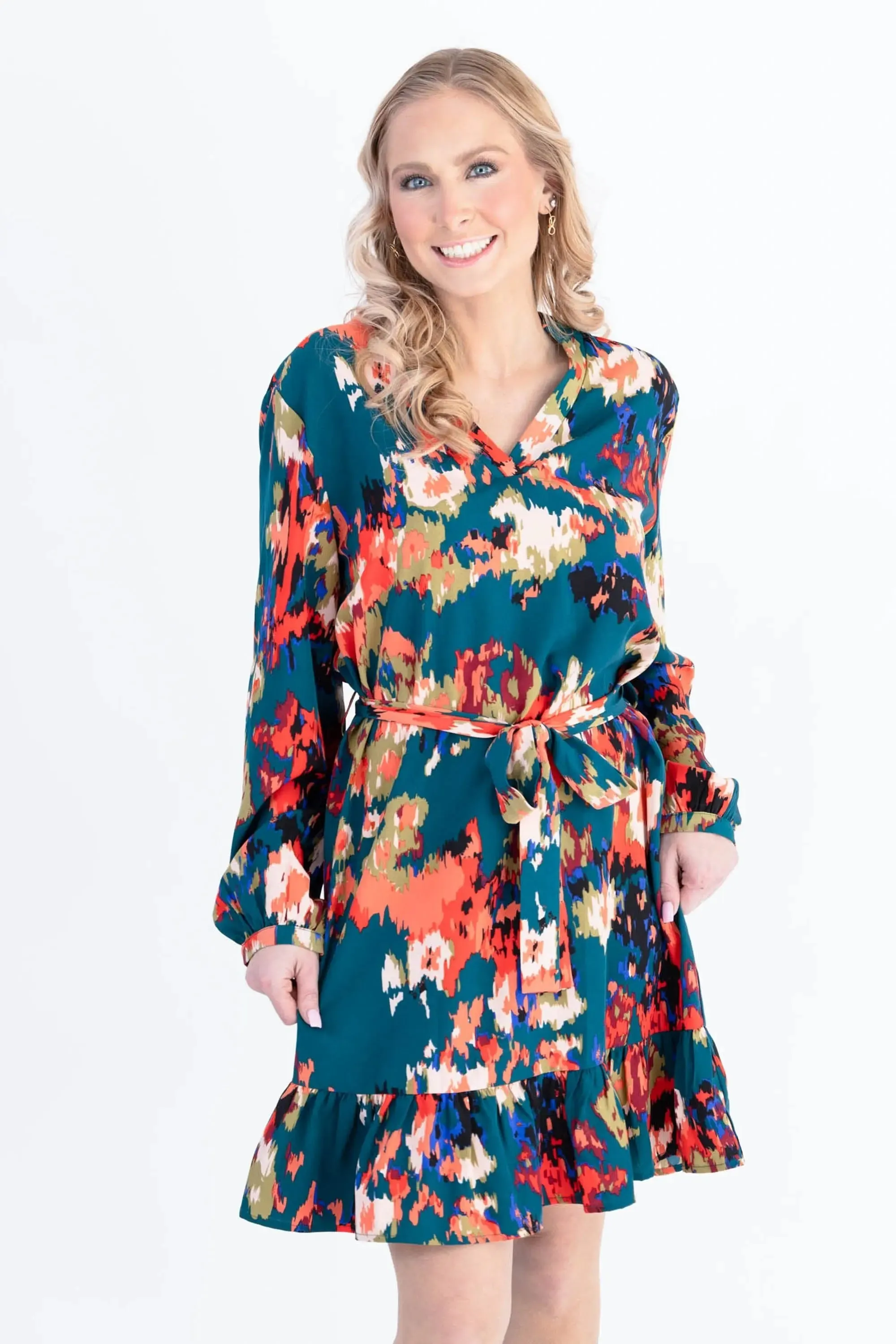 As Long As You Love Me Ruffled High Waist Dress