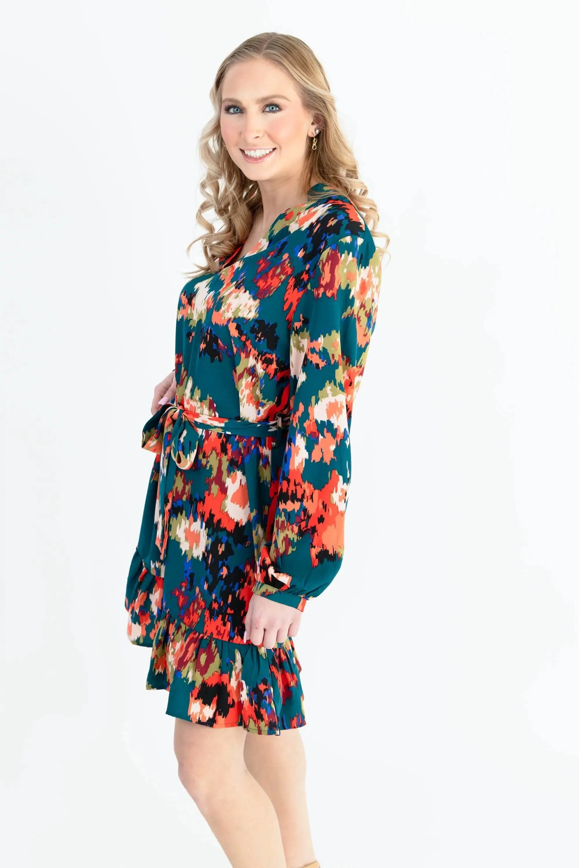 As Long As You Love Me Ruffled High Waist Dress