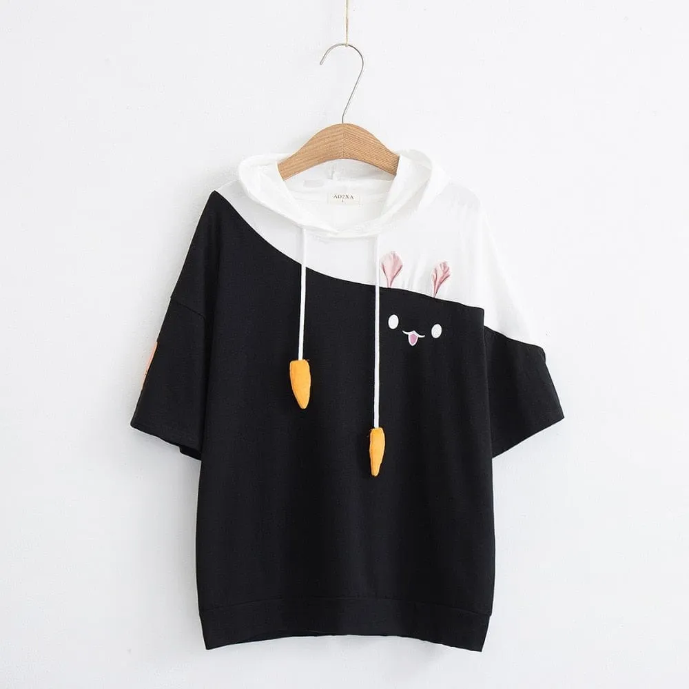 Carrot Bun Kawaii Hoody Tee
