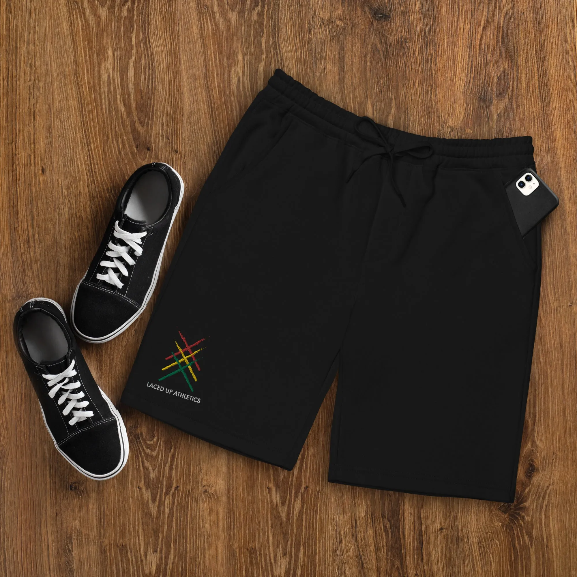 Classic Laced Up Athletics Men's fleece shorts