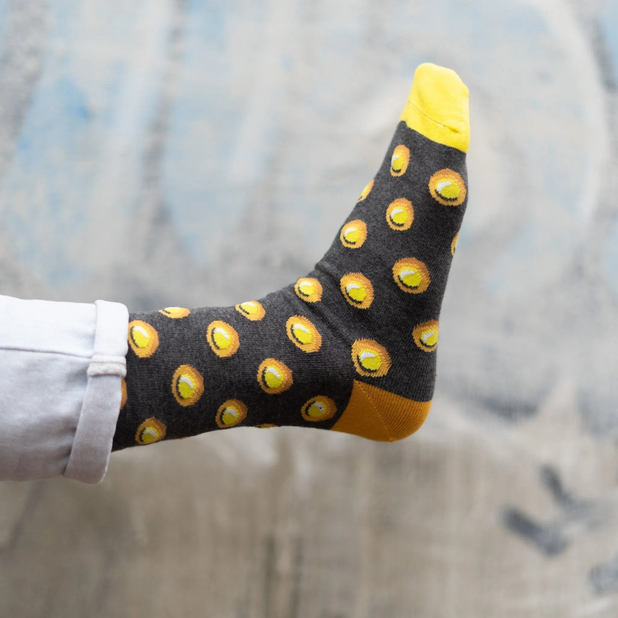 Egg Tart Socks by Playful