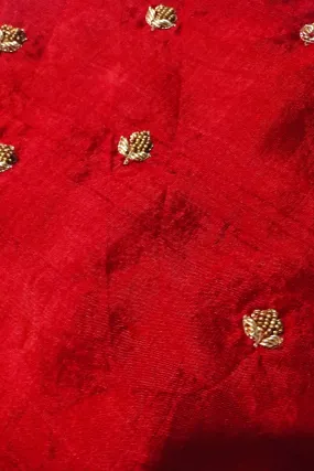 Embroidered Silk Blouse Fabric 1 metre