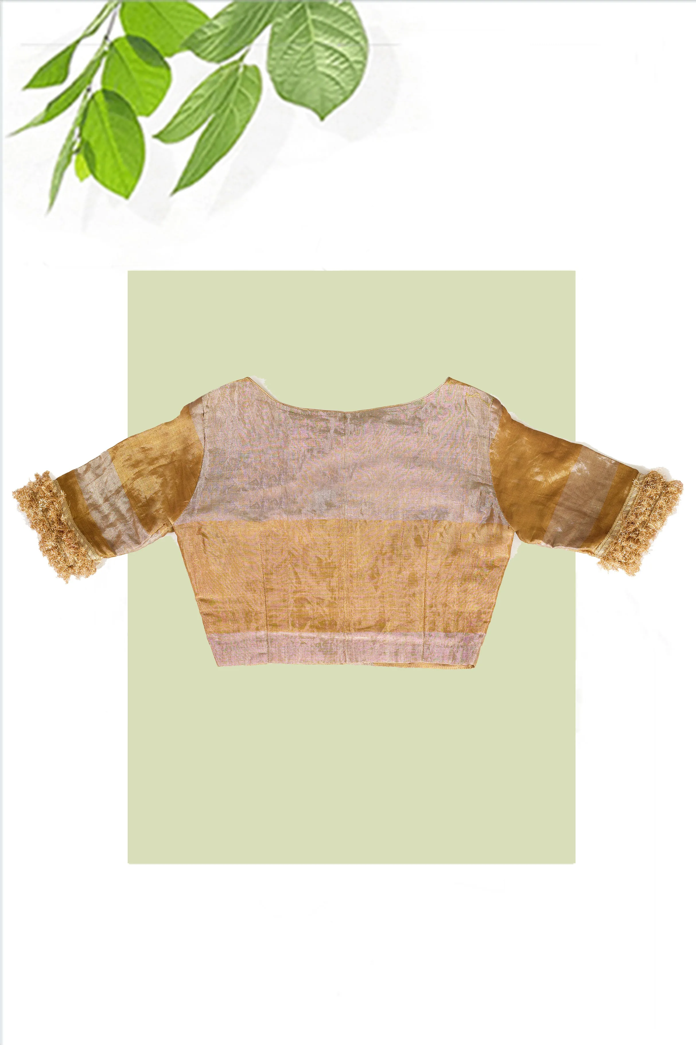 Gold and Silver Tissue Blouse