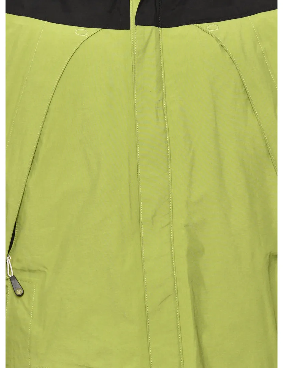 Green & Black Two-Tone Mountaineering Jacket - L