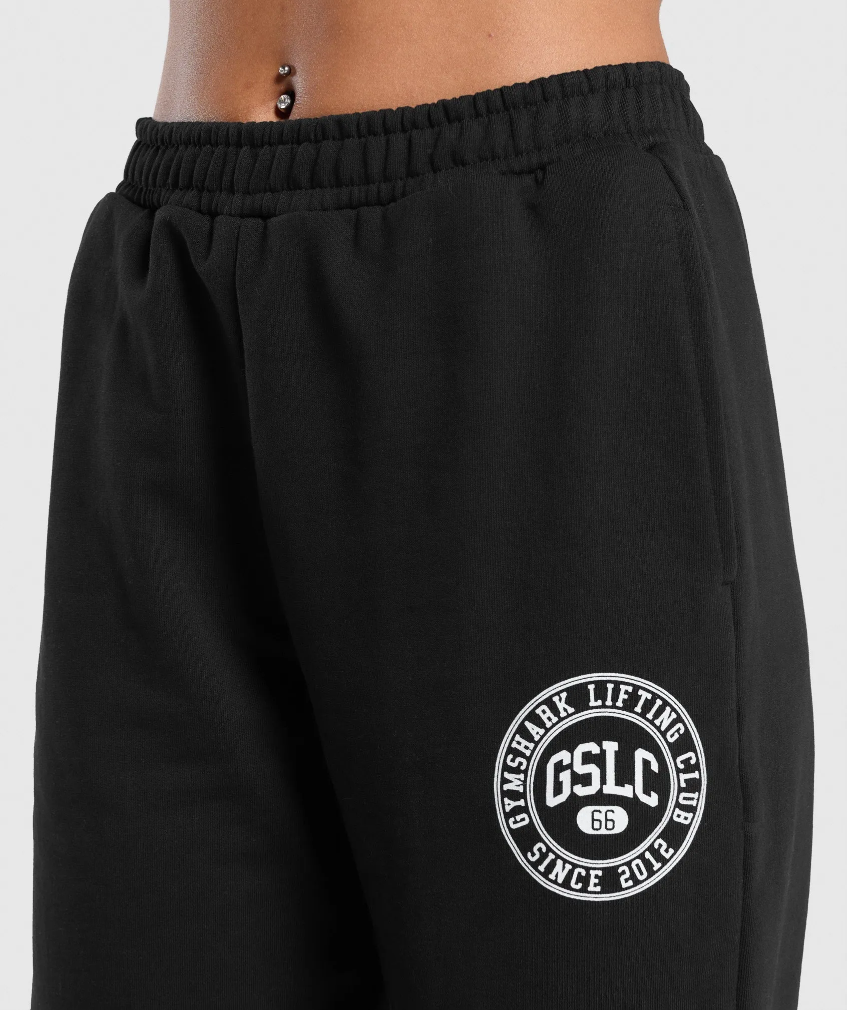 Gymshark GSLC Weight Graphic Pants - Black