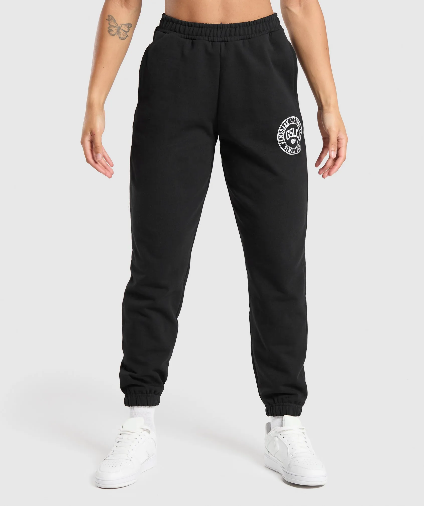 Gymshark GSLC Weight Graphic Pants - Black
