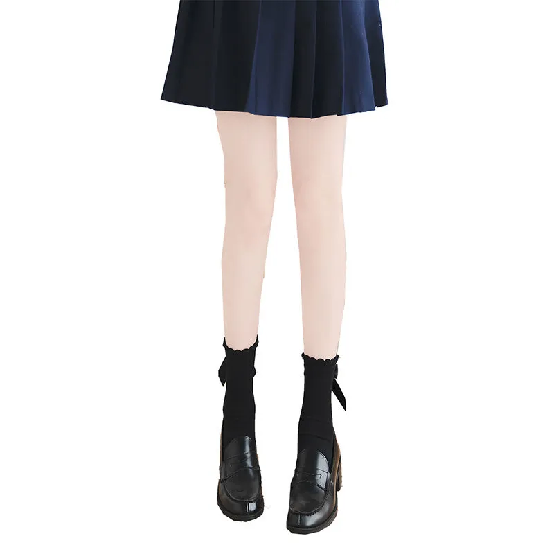 Japanese Cute All-match Ribbon Bow Lolita Socks