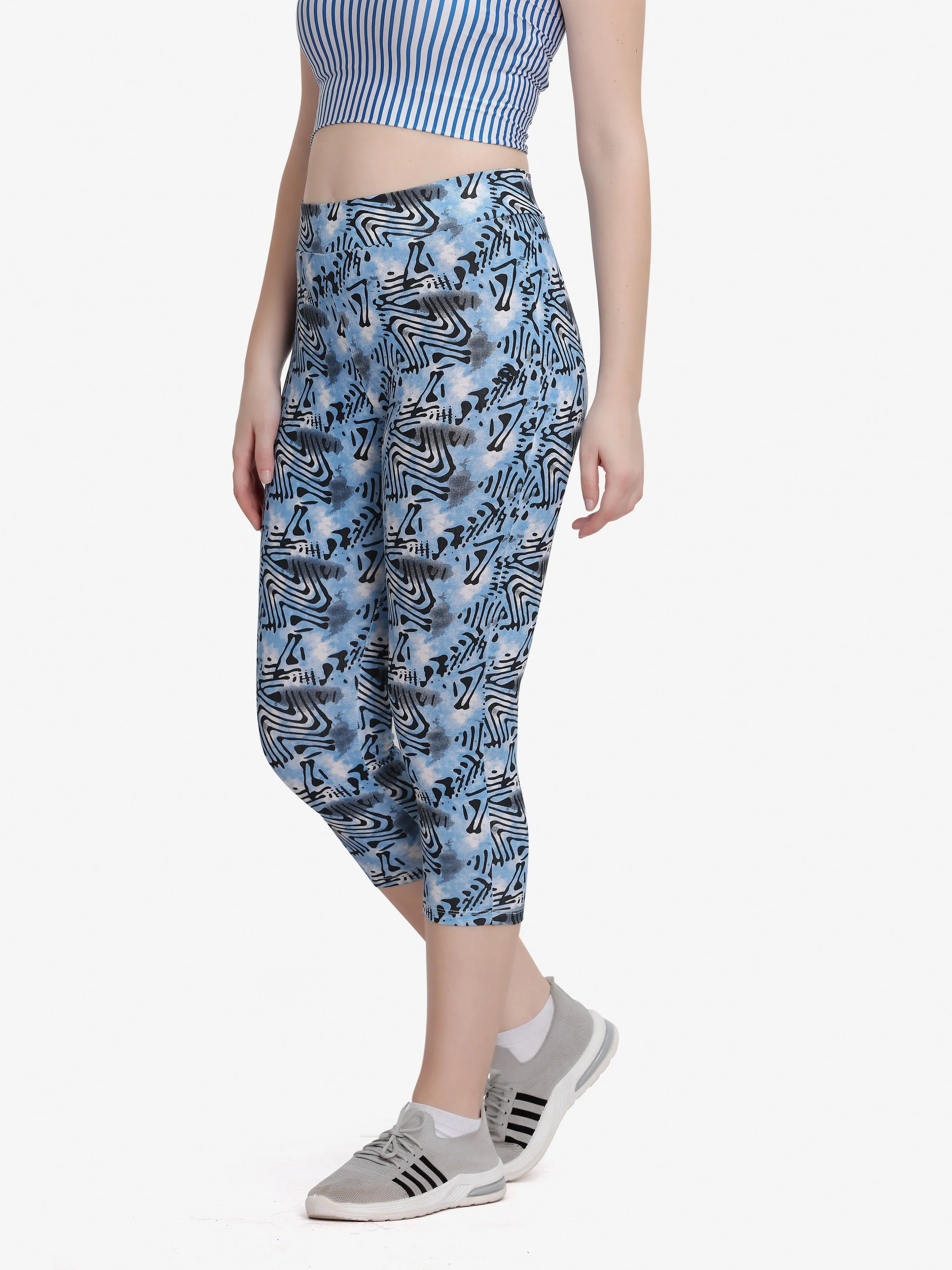 Light Blue MS Capri Pant