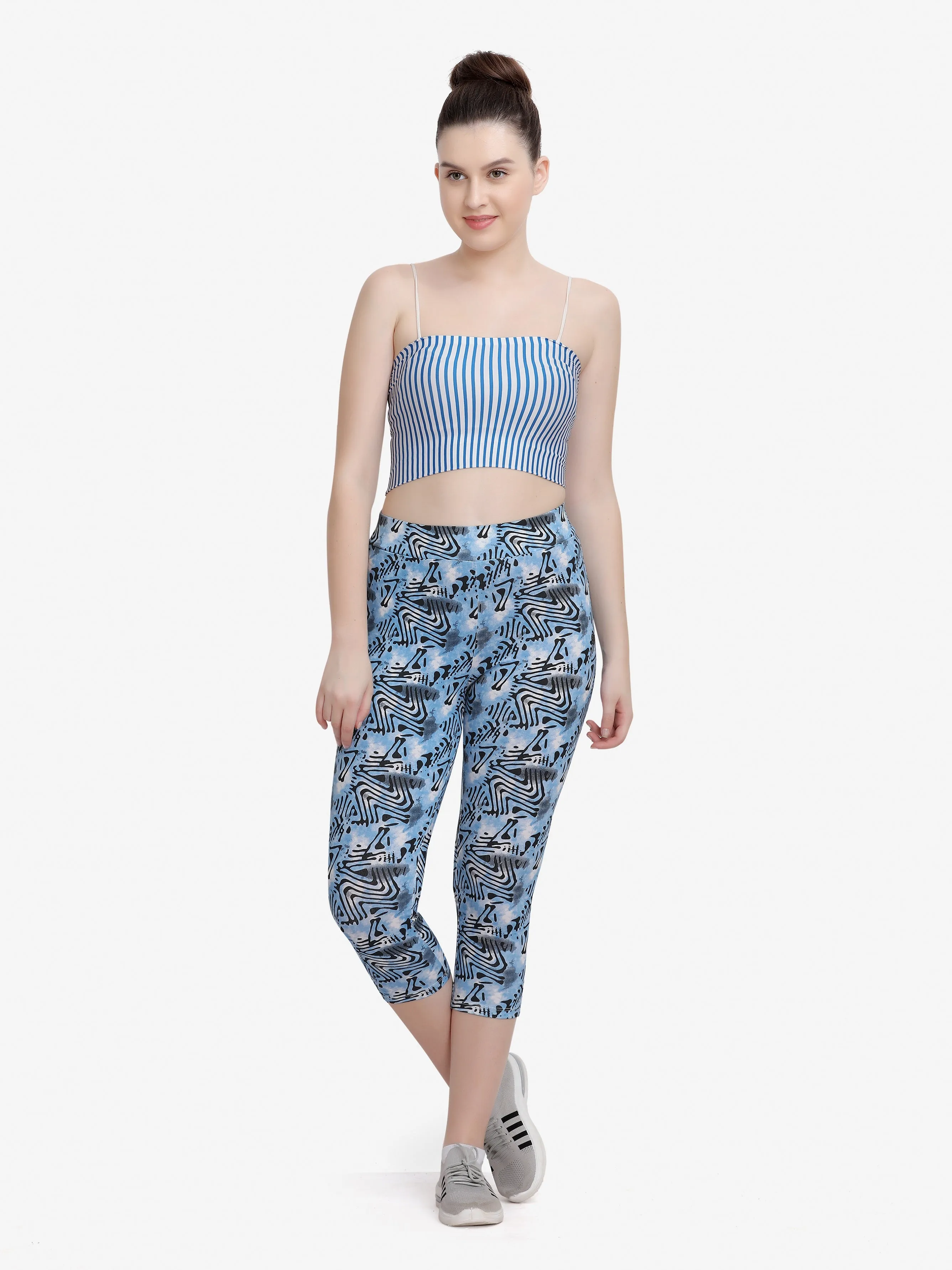 Light Blue MS Capri Pant