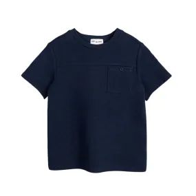 Navy Ottoman Pocket T-Shirt