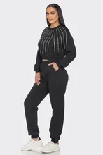 Rhinestone Lounge Set