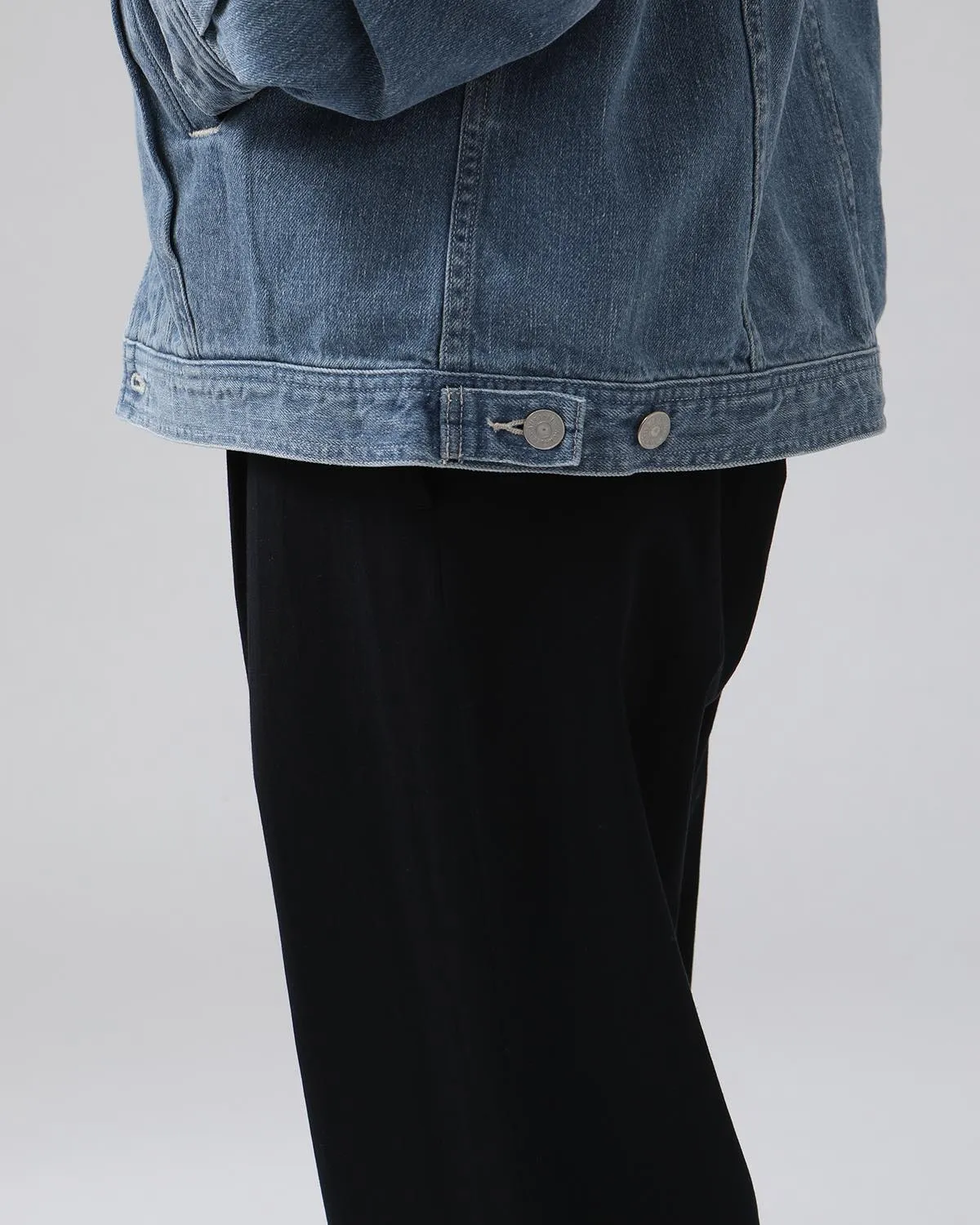 SELVEDGE FADED LIGHT DENIM BLOUSON