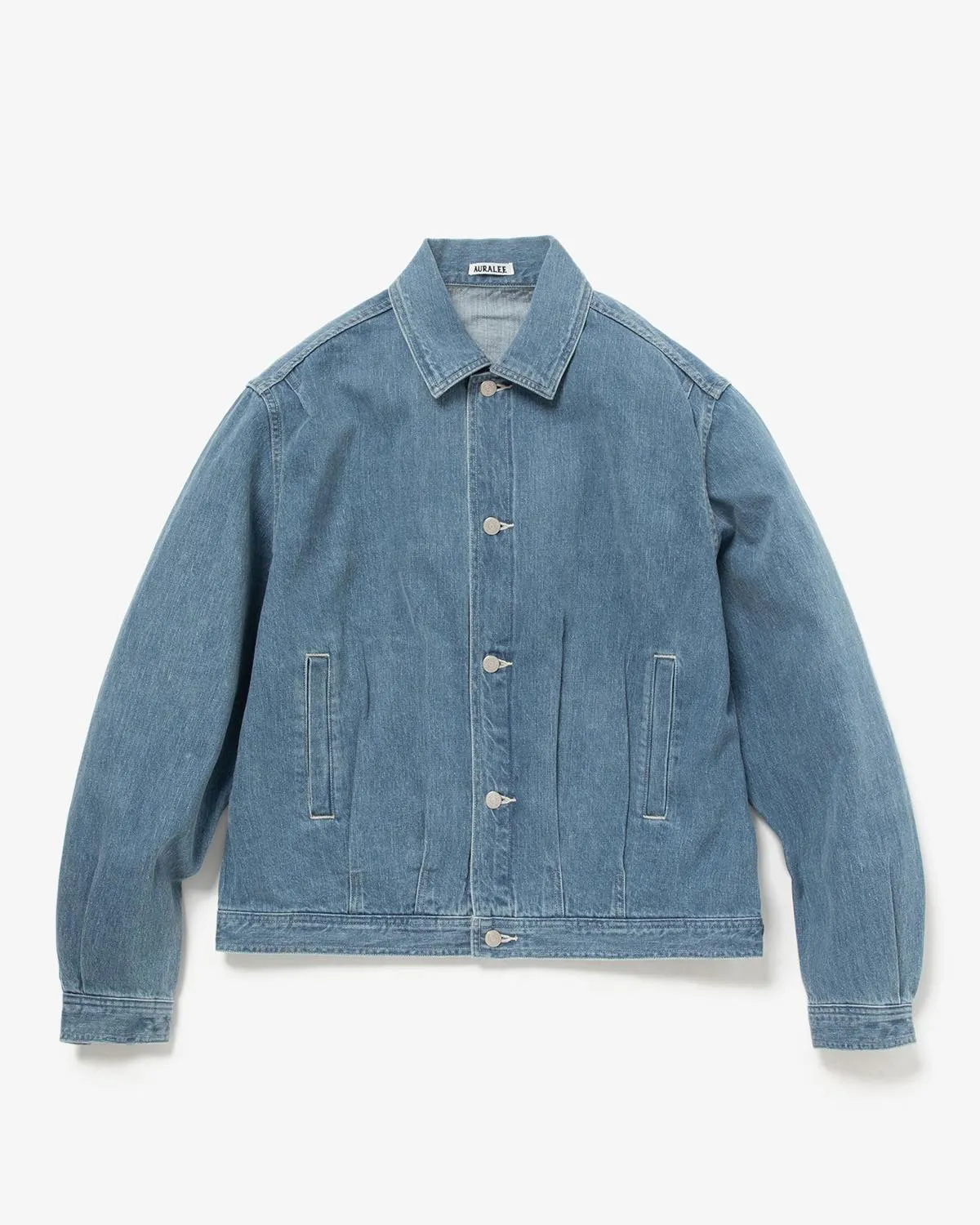 SELVEDGE FADED LIGHT DENIM BLOUSON