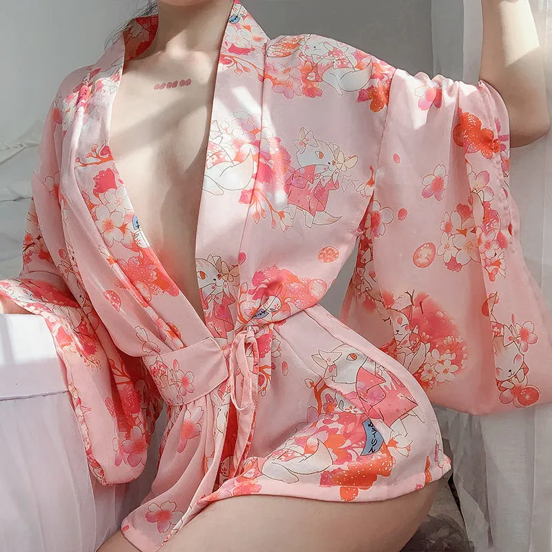 Sexy fox kimono pajamas yc22234