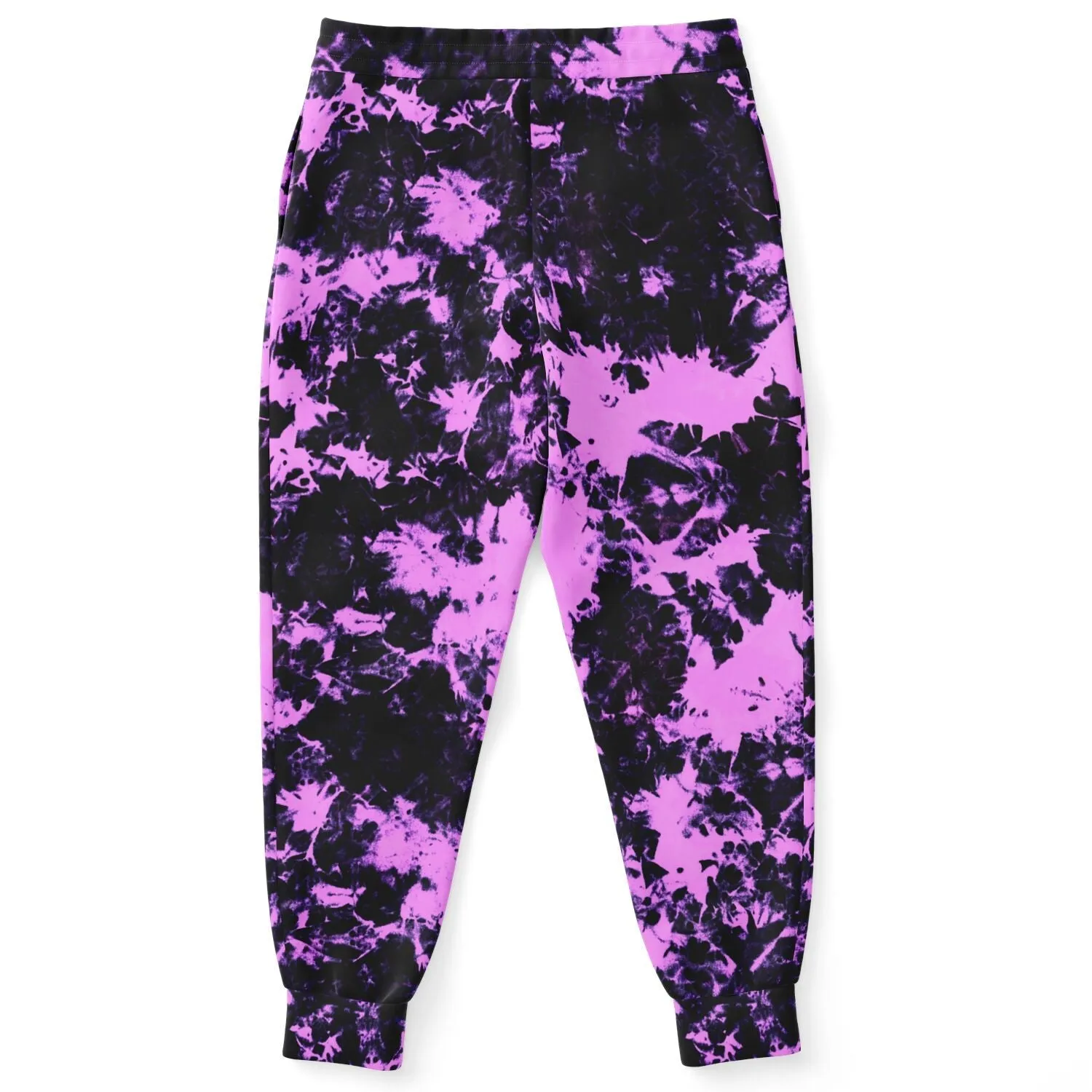 Tie-Dye Effect Joggers Black Pink | Retro pop Fashion Joggers