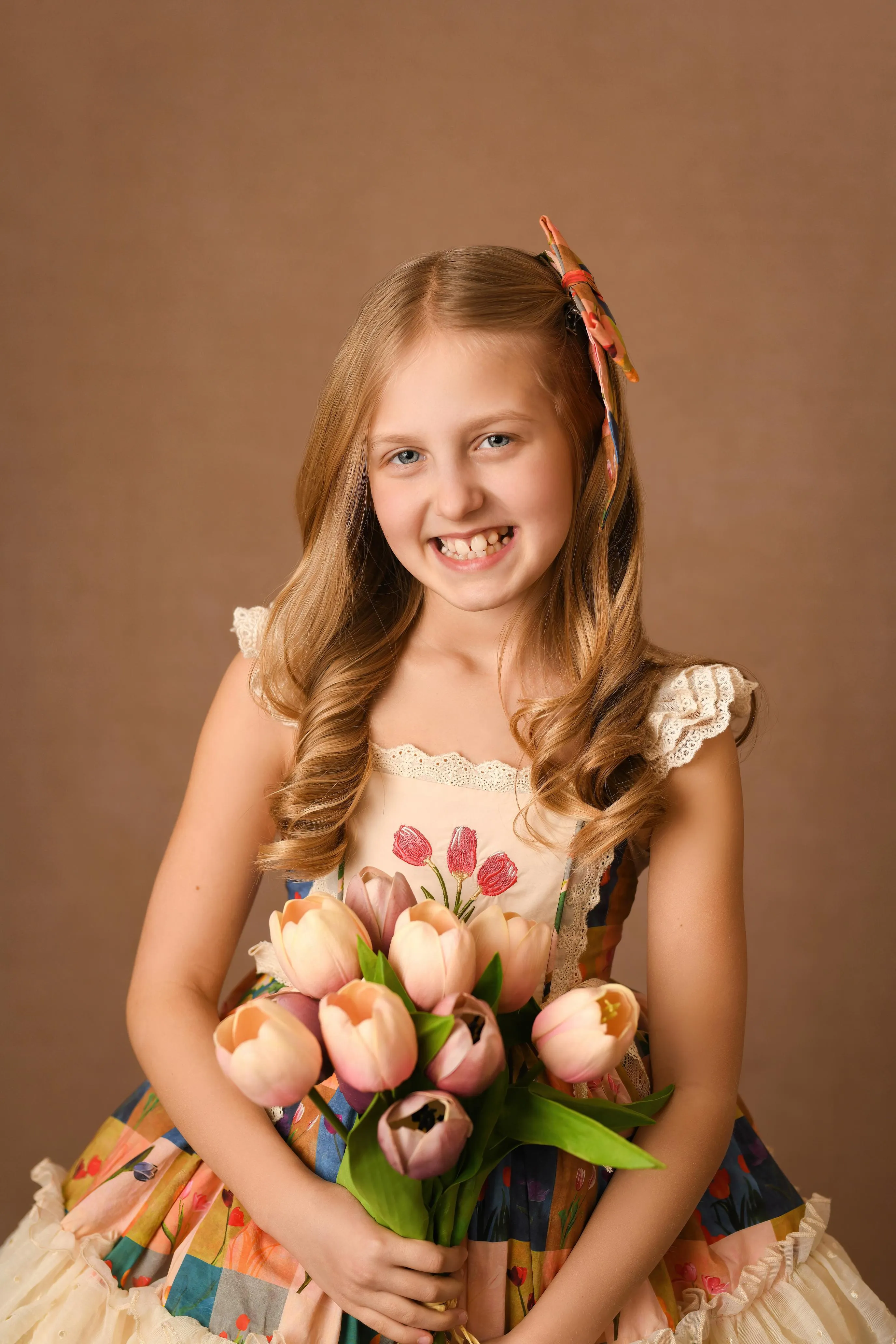 Tulip Serenity -Finnegan and Lace Vintage inspired Dress Set (Includes Bow and Shorts)