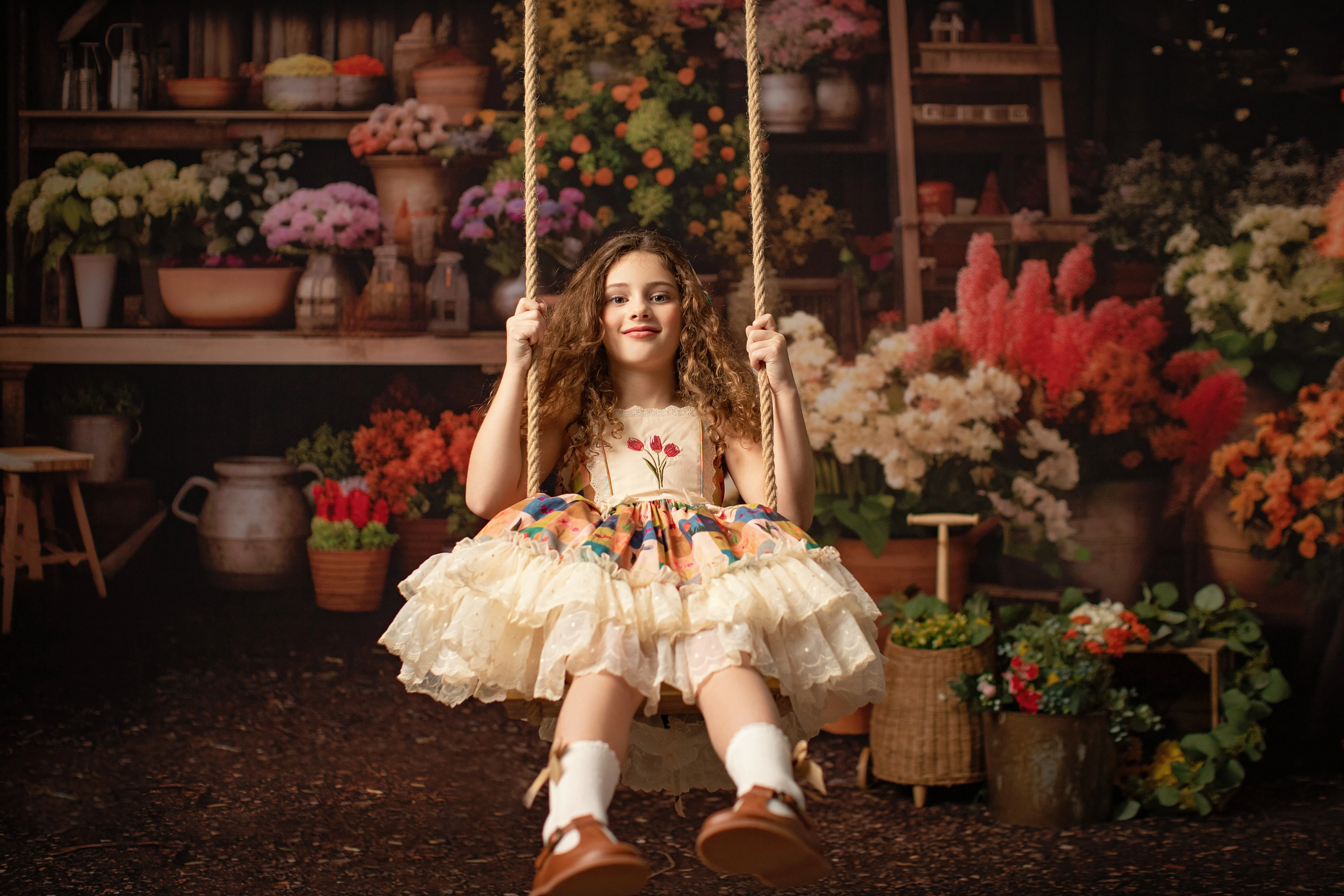Tulip Serenity -Finnegan and Lace Vintage inspired Dress Set (Includes Bow and Shorts)