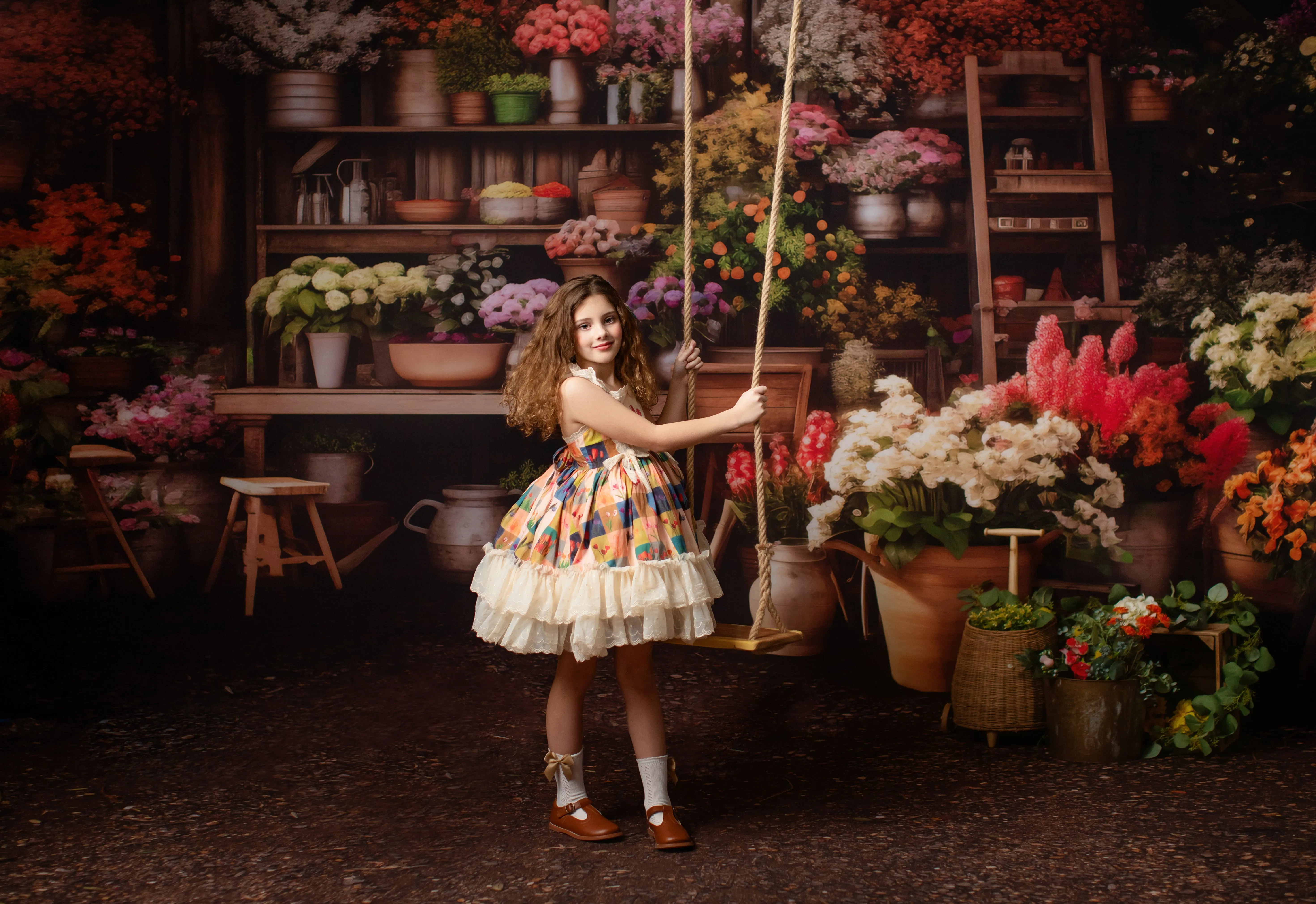 Tulip Serenity -Finnegan and Lace Vintage inspired Dress Set (Includes Bow and Shorts)
