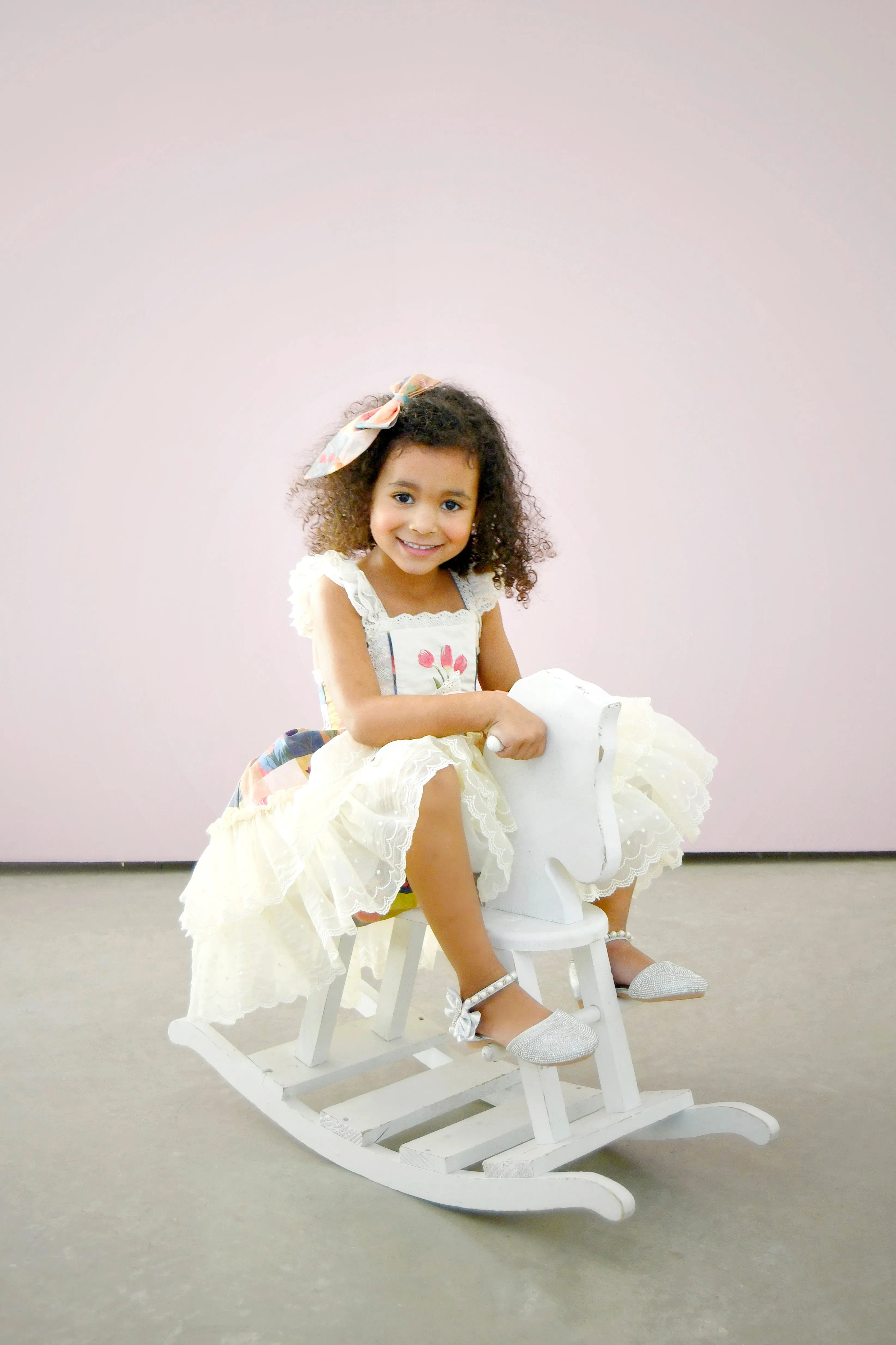 Tulip Serenity -Finnegan and Lace Vintage inspired Dress Set (Includes Bow and Shorts)